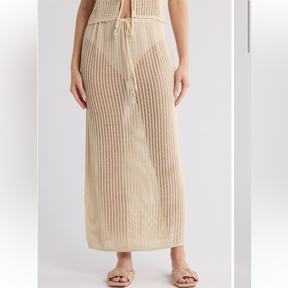 Elan
Open Knit Cover-Up
Maxi Skirt NWT